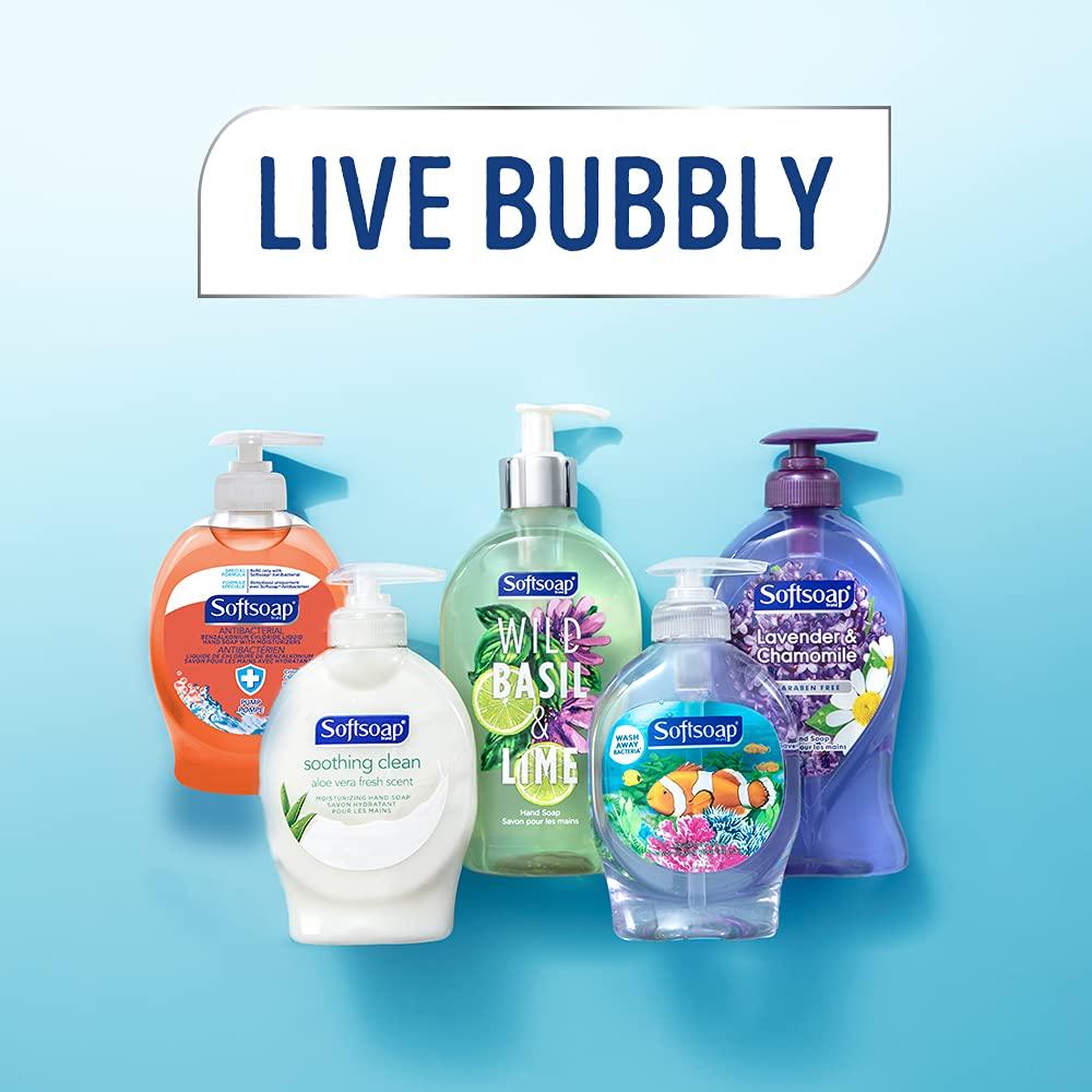 imageSoftsoap Liquid Hand Soap Aquarium Series 75 Fl Oz Pack of 6Aquarium