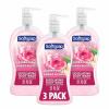 Softsoap Body Wash Pump, Buttery Shea & Almond Oil Body Wash, Moisturizing Body Wash, 32 Ounce, 3 Pack(Pink Rose & Vanilla)