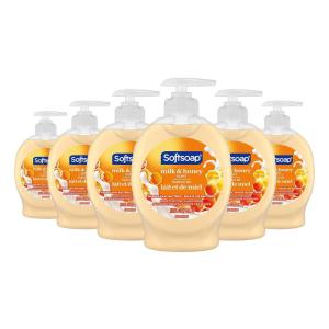 Softsoap Liquid Hand Soap, Aquarium Series – 7.5 Fl Oz (Pack of 6)(Milk and Honey)