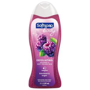 Softsoap Exfoliating Body Wash – Blackberry Sugar Scrub – 20 fl oz(20 Fl Oz (Pack of 1))