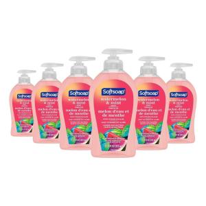 Softsoap Moisturizing Liquid Hand Soap Pump, Watermelon & Mint, 11.25 Ounce, (Pack of 6)